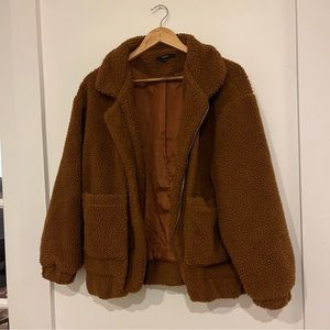Zaful teddy bear coat jacket size S in good condition